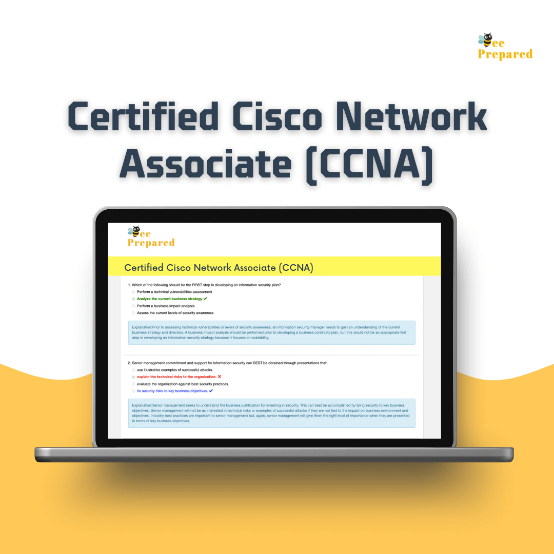 Read more about the article Cisco Certified Network Associate (CCNA) Free Exam Questions