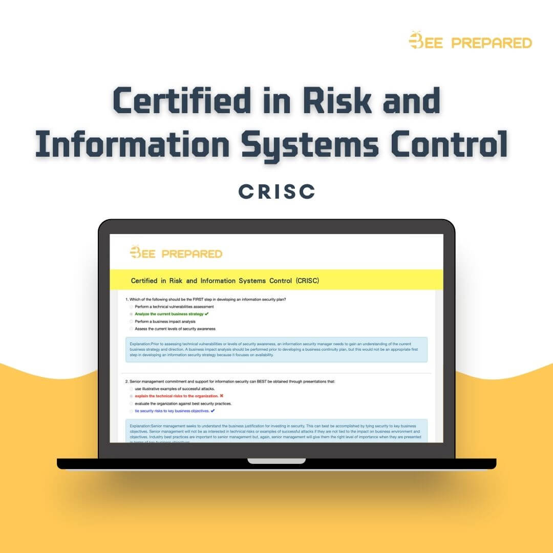 Read more about the article Certified in Risk and Information Systems Control (CRISC)免費試題